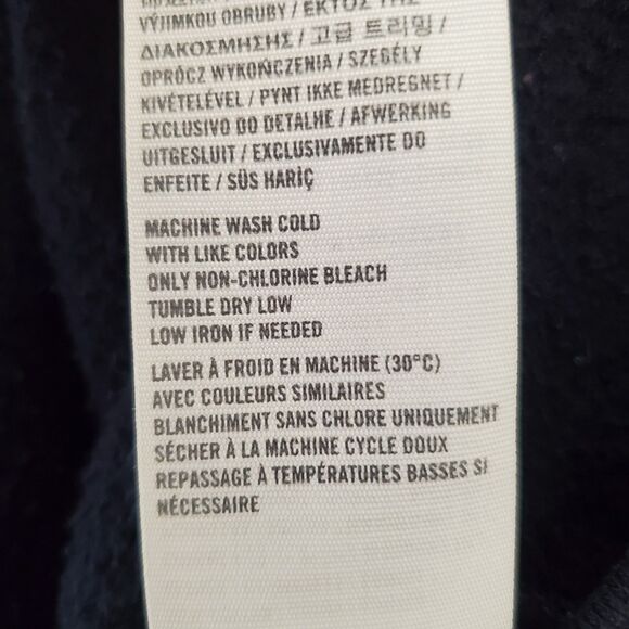 Jacket with Sweater Collar Hollister Logo Womans Adult Medium Button up Ladies - Picture 16 of 16